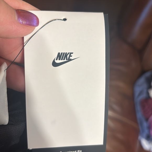 Nike | Women's Sportswear Sherpa Plush Oversized Pullover Hoodie | Various Sizes - Picture 8 of 11